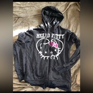 Junior's Size Medium Hello Kitty Zip Down Hoodie